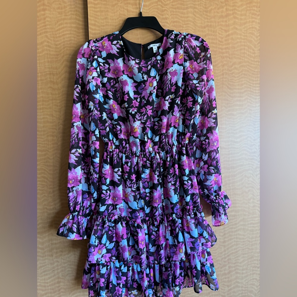 Bar III Purple Floral Dress